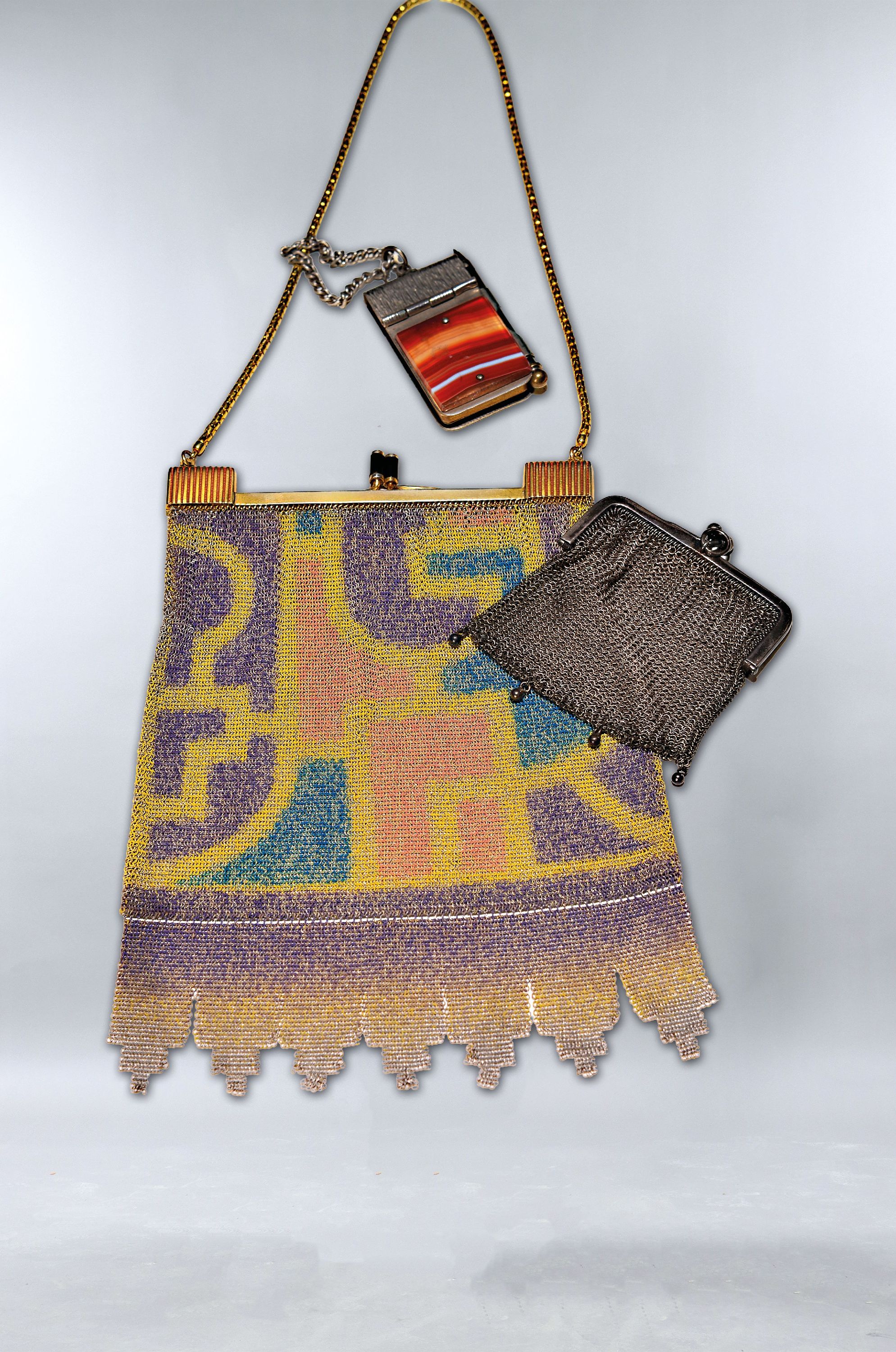 Image 27147109 - Abendtasche, Geldbeutel und Carnet de Bal, Frankreich, Art-Deco, Abendtasche Messing ...
