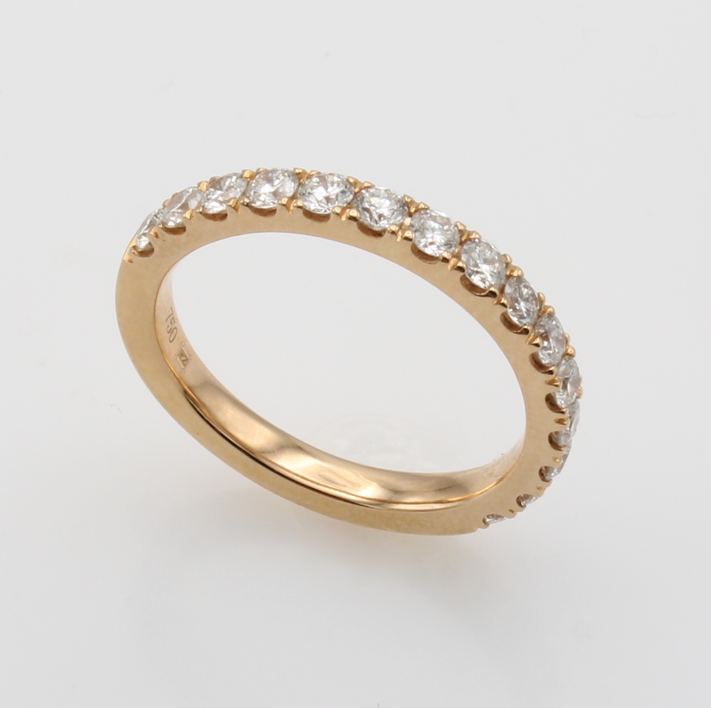 Image 27147233 - Ring mit Brillanten, RG 750/000, Brill. zus.ca. 0.85 ct feines Weiß/si in ...