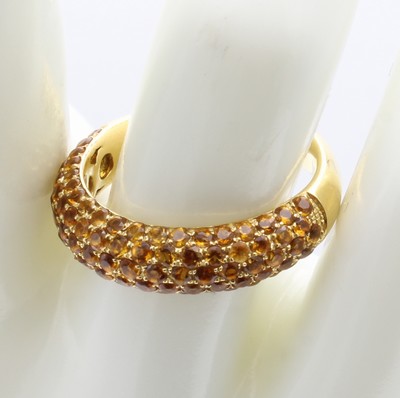 27147333a - Ring mit Citrinen, WG 750/000, Citrine zus. ca. 1.51 ct, RW ca. 55 Schätzpreis: 2500, - ...