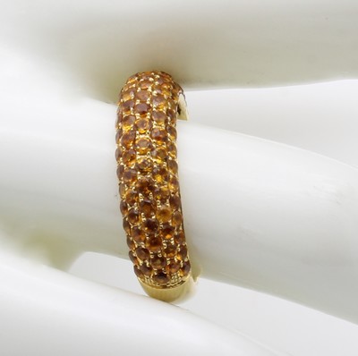 27147333b - Ring mit Citrinen, WG 750/000, Citrine zus. ca. 1.51 ct, RW ca. 55 Schätzpreis: 2500, - ...