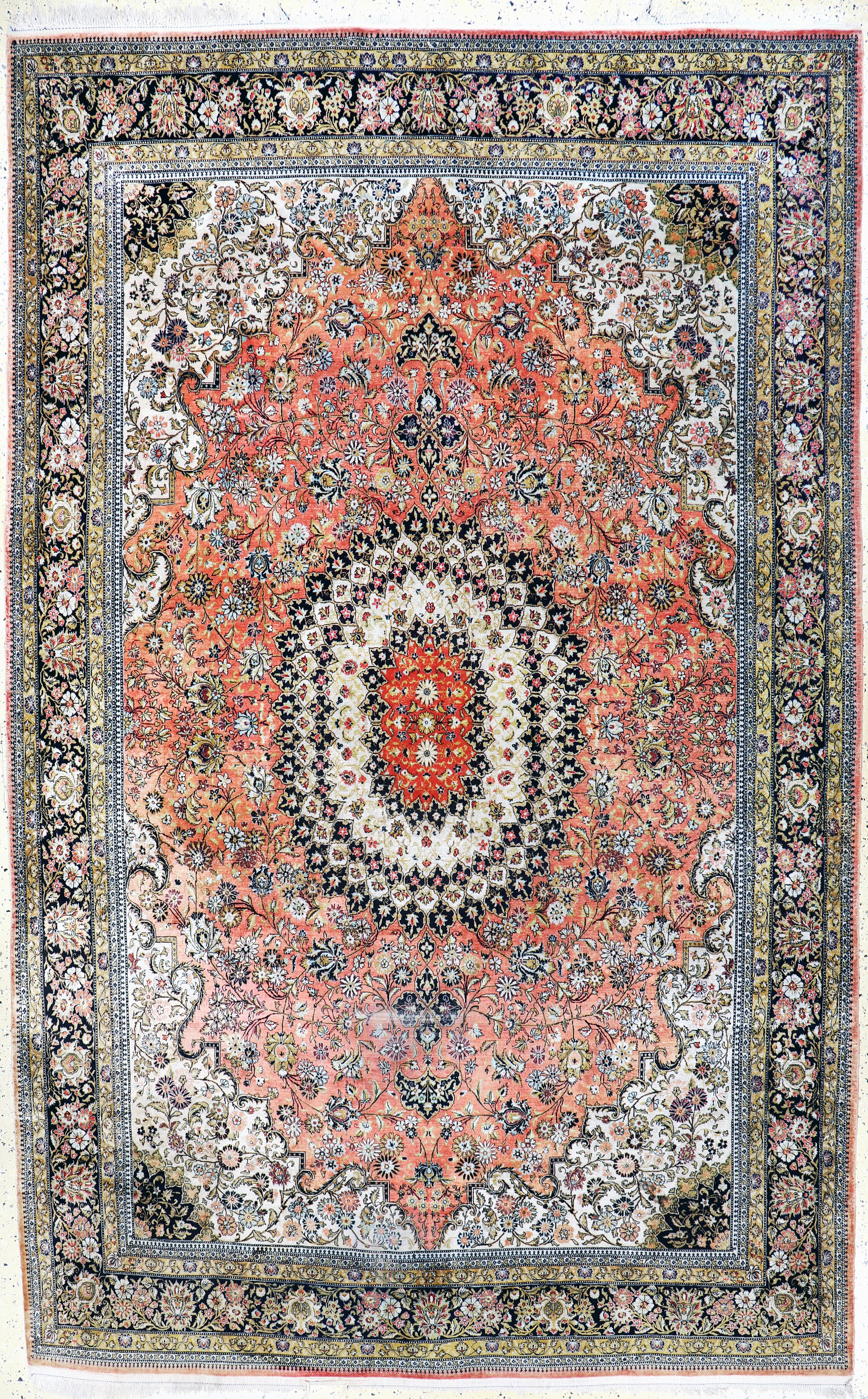 Image 27147431 - Ghom Seide, Persien, Mitte 20.Jhd, reine Naturseide, ca. 335 x 212 cm, EHZ: 3 ...