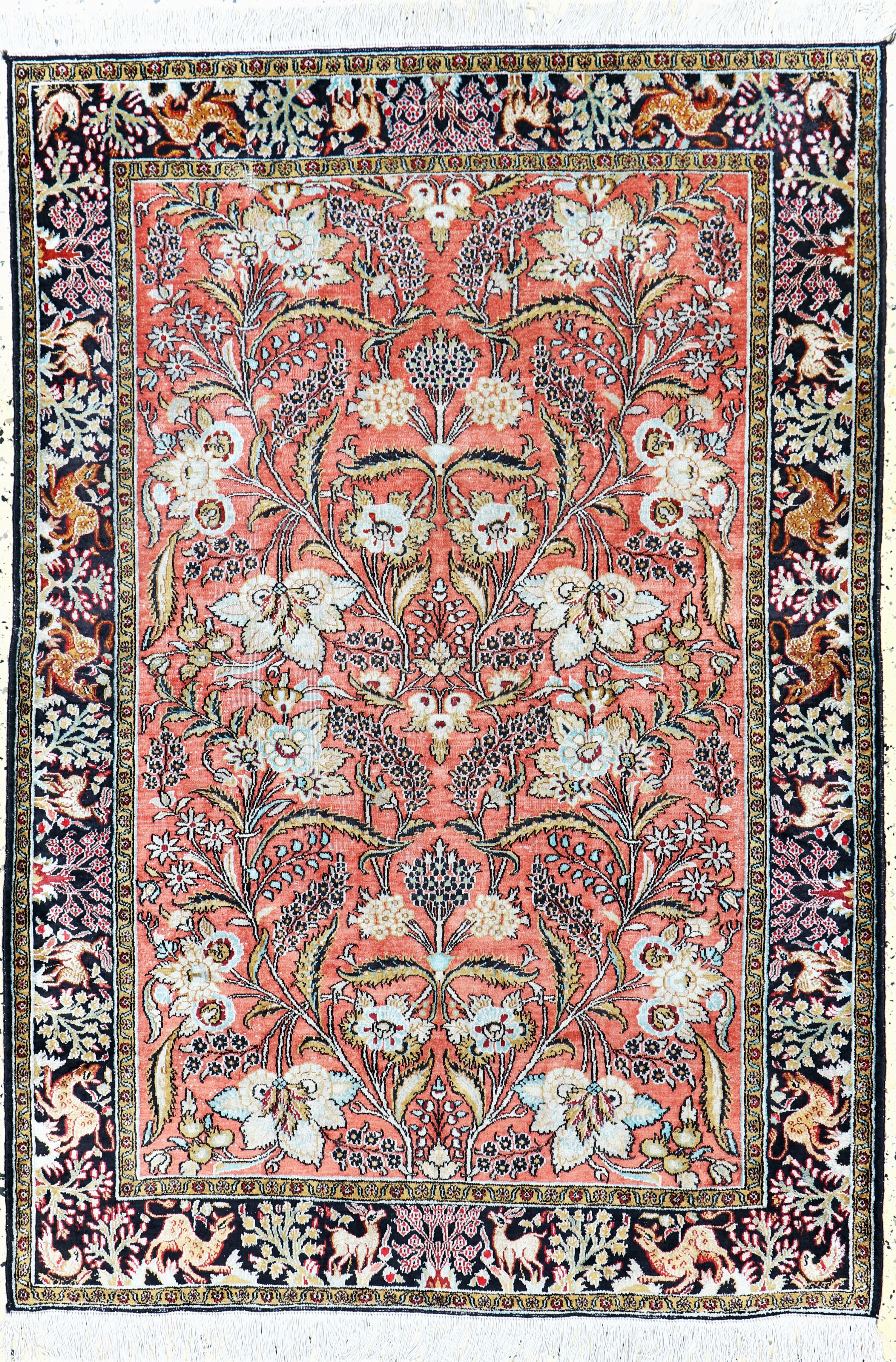 Image 27147432 - Ghom Seide, Persien, Mitte 20.Jhd, reine Naturseide, ca. 157 x 110 cm, EHZ: 3 ...