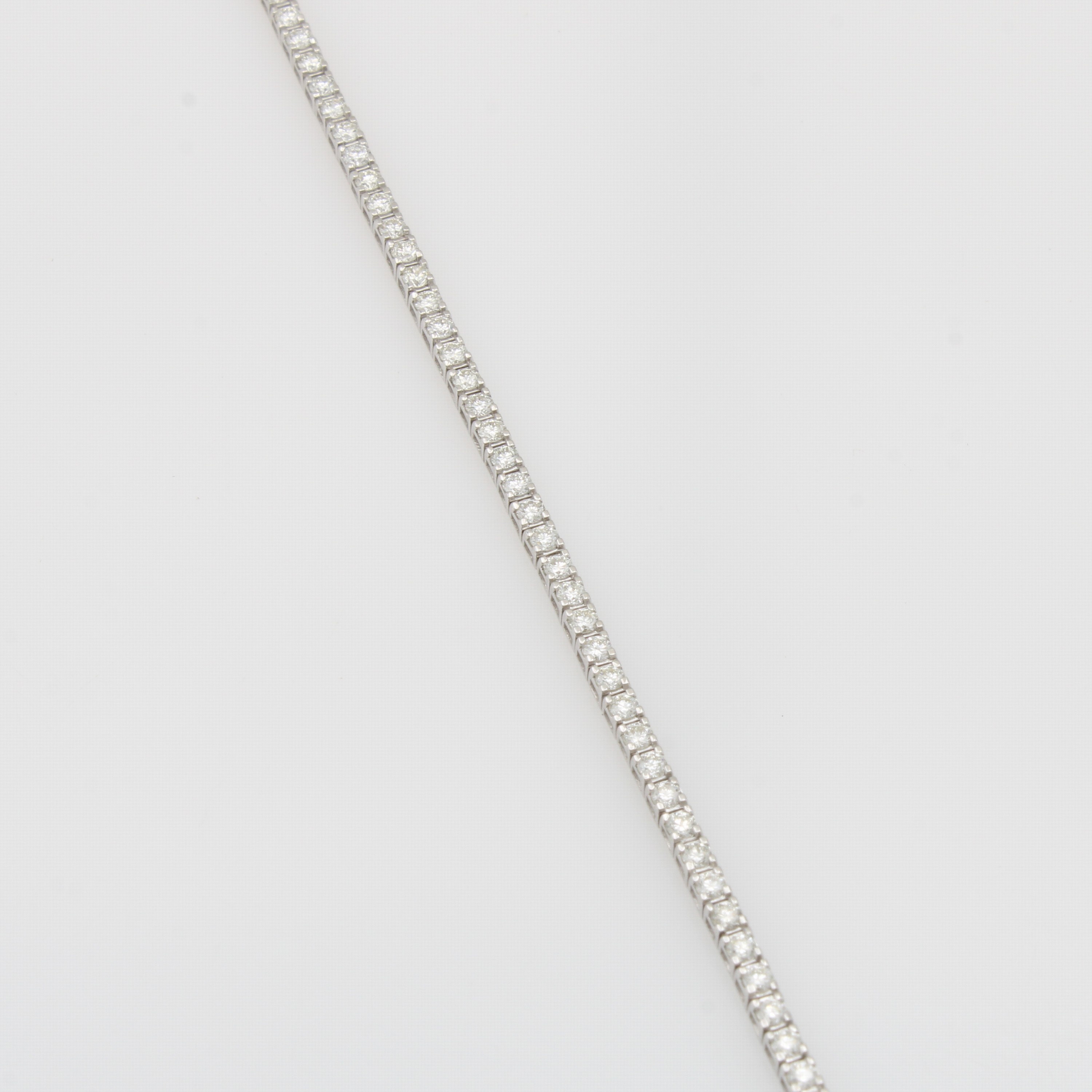 Image 27148139 - Armband mit Brillanten, WG 585/000, 77 Brill. zus. ca. 2 ct Weiß/si, Krappenfassungen, ...