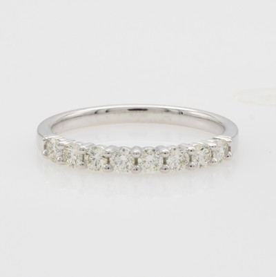 Image Ring mit Brillanten, WG 585/000, 8 Brill. in Krappenfassungen zus. ca. 0.50 ct Weiß/ ...