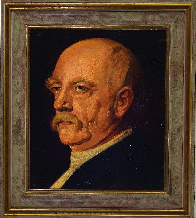 27148175k - Unbekannter Künstler, deutsch, um 1890-1900, Porträt des Otto von Bismarck, Öl/Lwd, ...