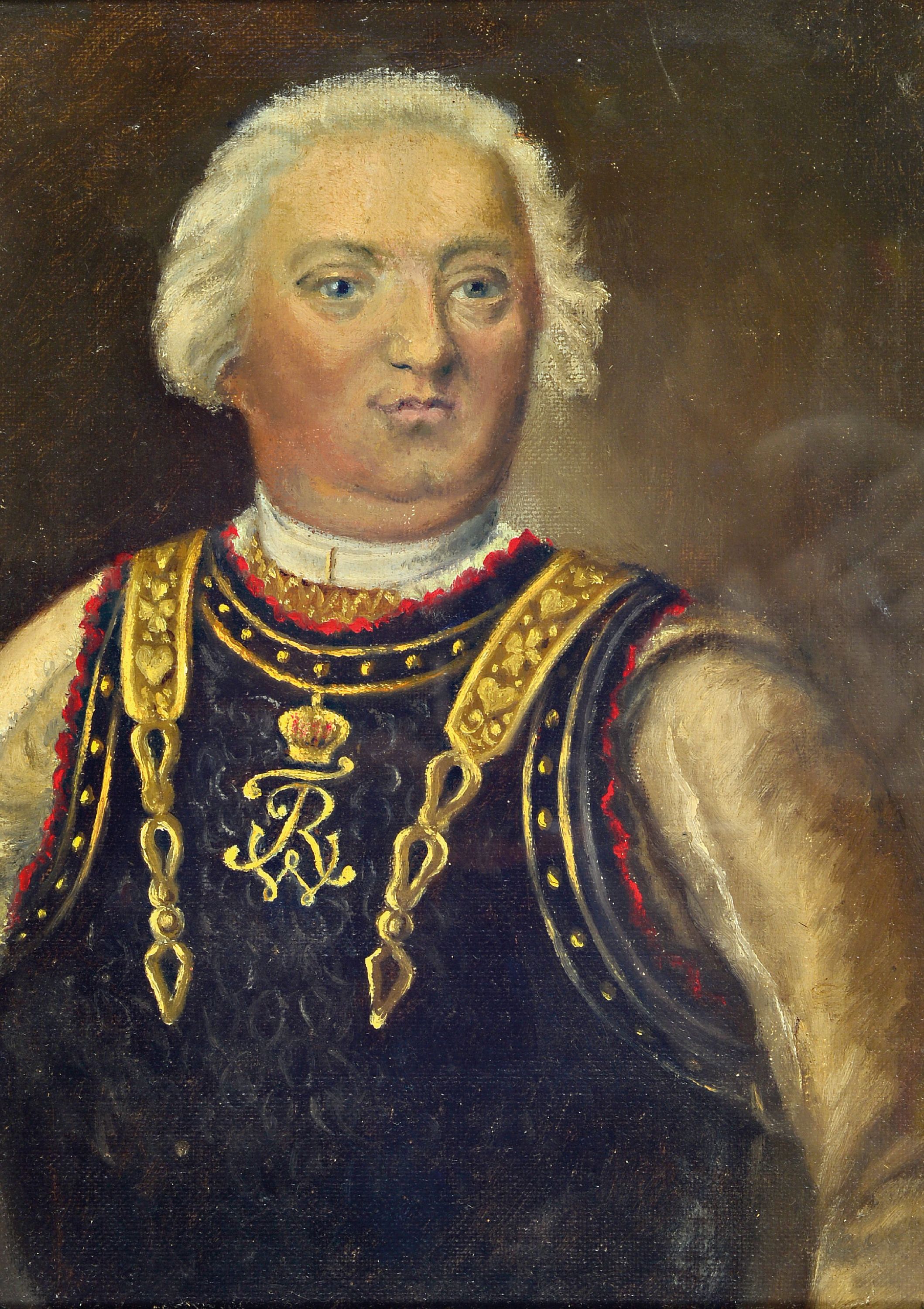 Image 27148269 - Unidentified artist of the 18th C., portrait of the royal. Prussian Field Marshal Wilhelm ...