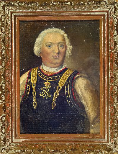 27148269k - Unidentified artist of the 18th C., portrait of the royal. Prussian Field Marshal Wilhelm ...