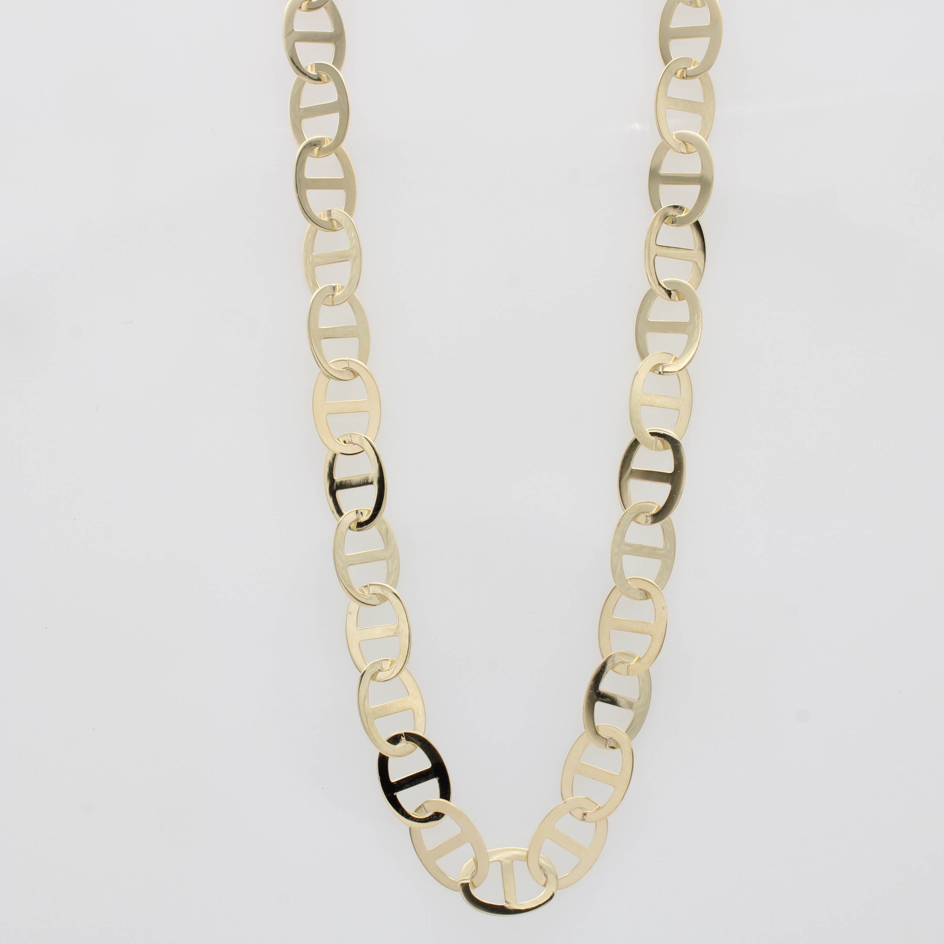 Image 27148805 - Kette, GG 585/000, ovale Glieder, Karabiner-schl., L. ca. 45 cm