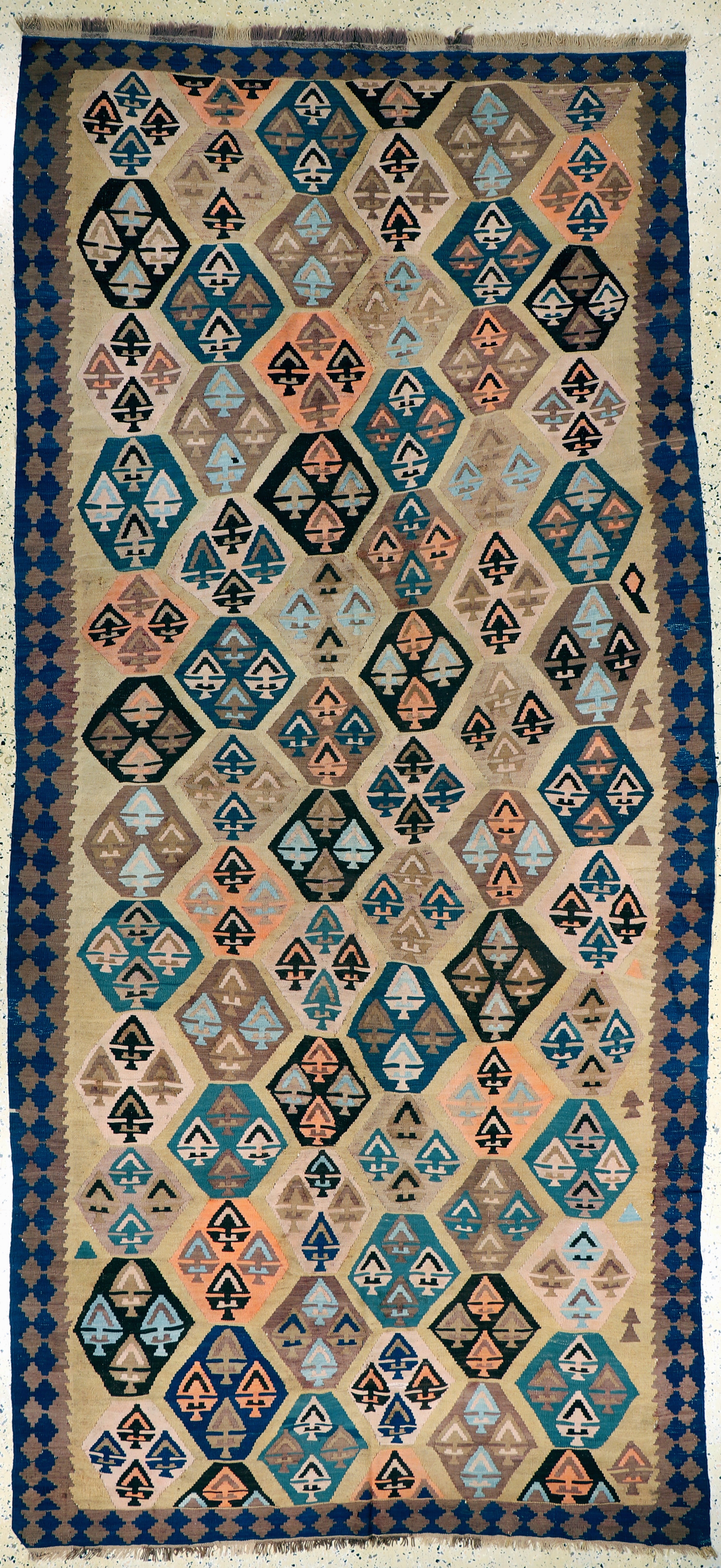 Image 27149044 - Shahsawan Kilim old, Persia, early 20th century, wool on wool, approx. 360 x 165 cm, ...