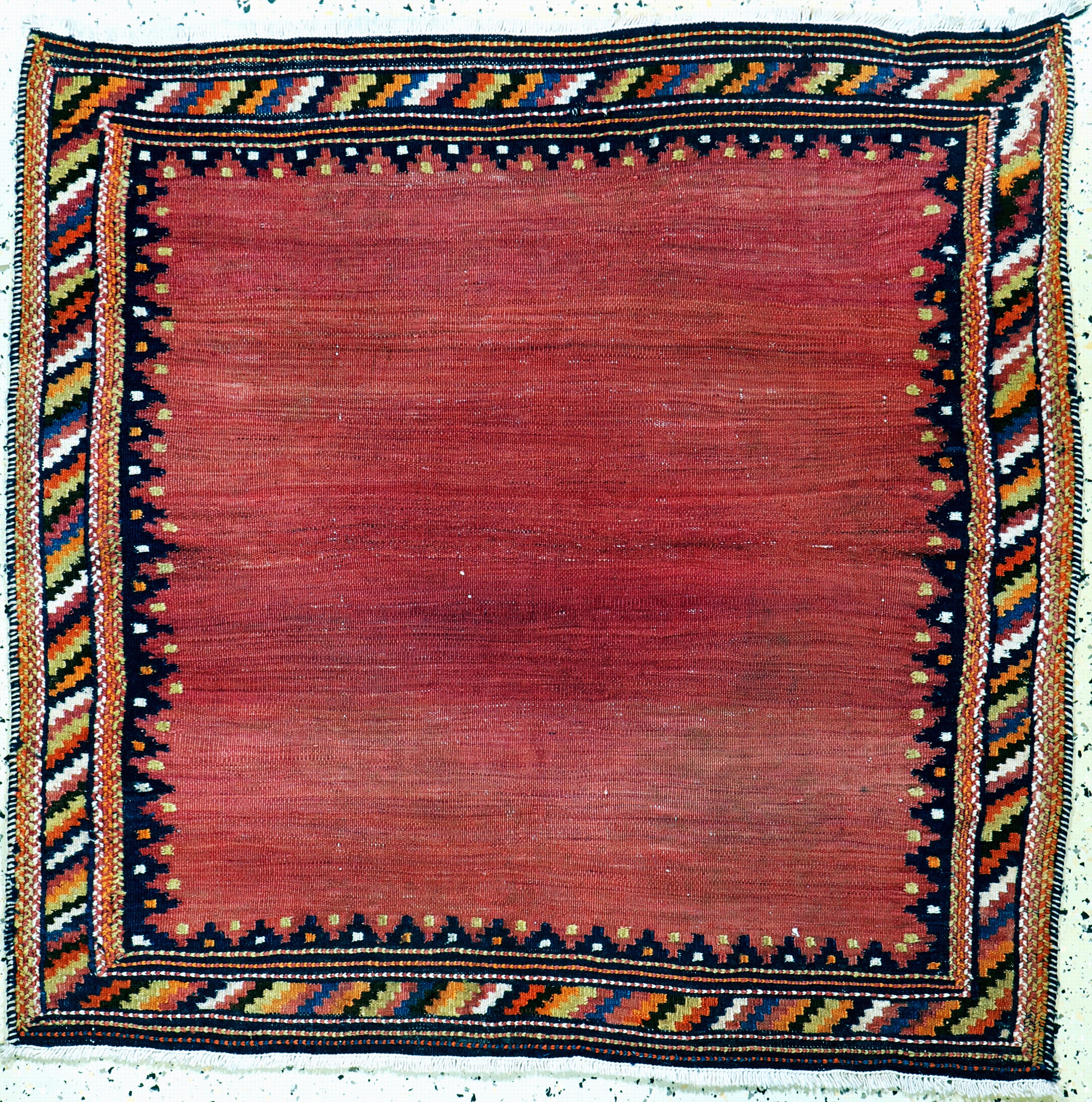 Image 27149088 - Ghaschgai´Sofreh´, Persien, Mitte 20.Jhd, Wolle auf Baumwolle, ca. 105 x 105 cm, EHZ: 2 ...