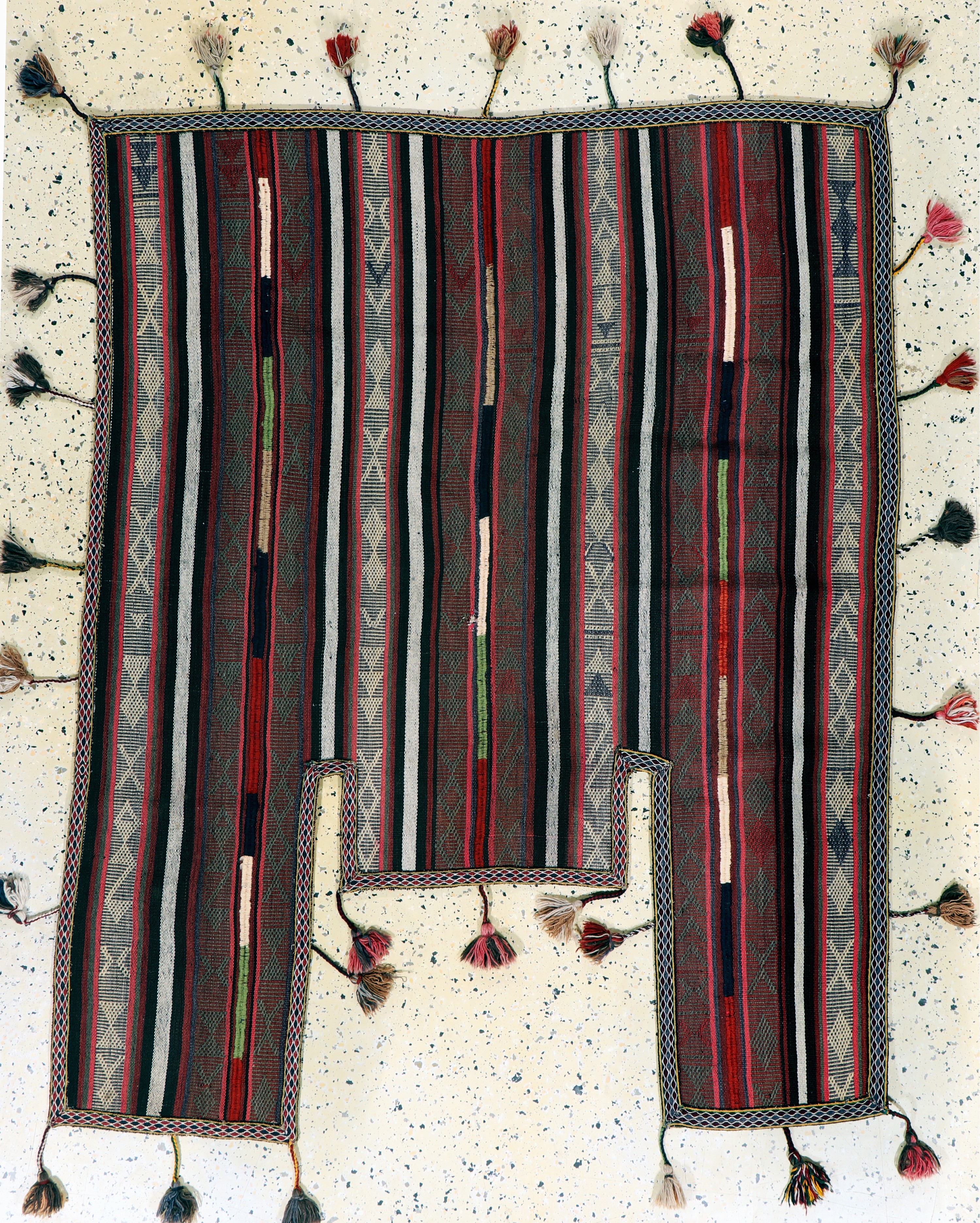 Image 27149095 - Nomads#´Horse Blanket#´, Persia, early 20th century, wool on wool, approx. 160 x 125 cm, ...