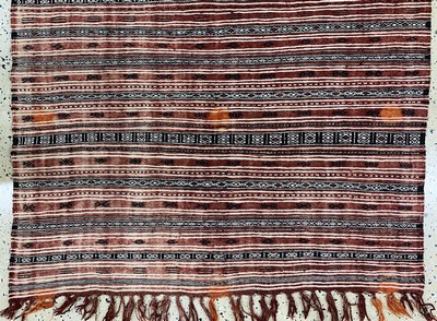 27149027c - Rabat Kelim, Marokko, Mitte 20.Jhd, Wolle auf Wolle, ca. 260 x 117 cm, EHZ: 2 ...