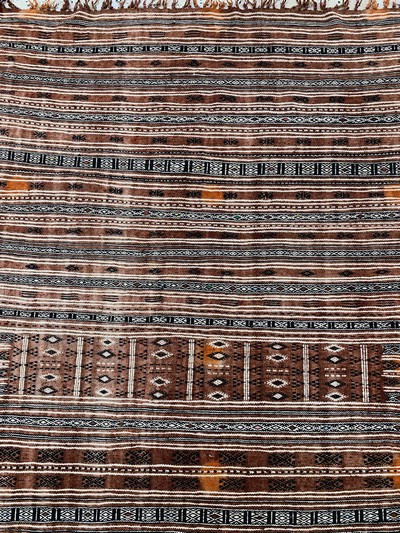 27149027d - Rabat Kelim, Marokko, Mitte 20.Jhd, Wolle auf Wolle, ca. 260 x 117 cm, EHZ: 2 ...