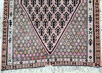 27149036c - Bakhtiar Kilim old, Persia, Anfang 20.Jhd, Wolle auf Wolle, approx. 265 x 140 cm, ...