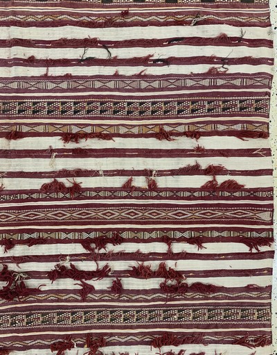 27149041d - Kelim alt, Marokko, Anfang 20.Jhd, Wolle auf Wolle, ca. 305 x 175 cm, EHZ: 2 ...