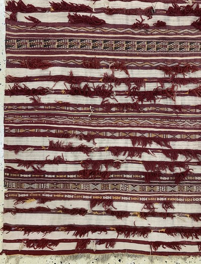 27149041e - Kelim alt, Marokko, Anfang 20.Jhd, Wolle auf Wolle, ca. 305 x 175 cm, EHZ: 2 ...