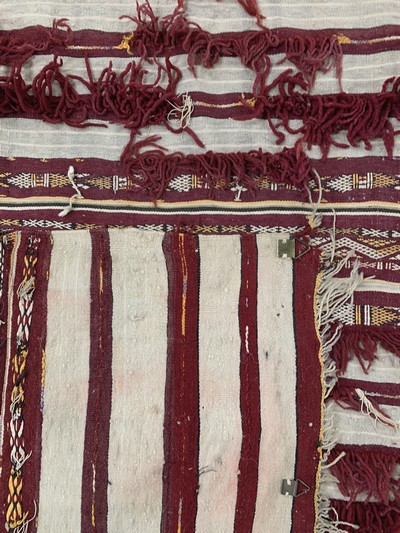 27149041h - Kelim alt, Marokko, Anfang 20.Jhd, Wolle auf Wolle, ca. 305 x 175 cm, EHZ: 2 ...