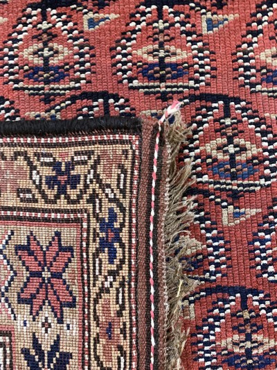 27149080h - Kordi´Dorfteppich´antik, Persien, um 1900, Wolle auf Baumwolle, ca. 353 x 98 cm, EHZ: ...
