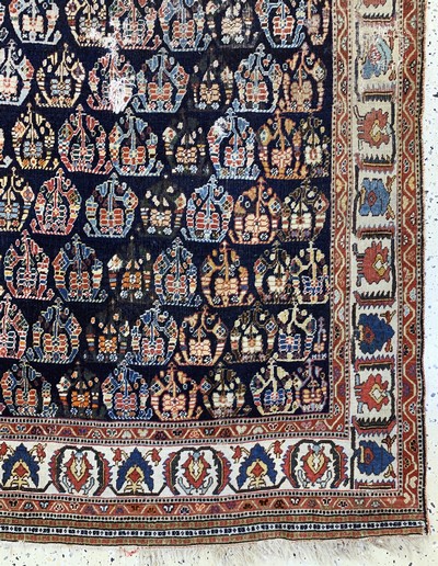 27149081a - Ghaschgai Kaschkuli antik, Persien, 19.Jhd , Wolle auf Wolle, ca. 250 x 160 cm, EHZ: 4 ...
