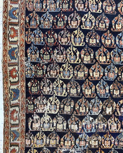 27149081d - Ghaschgai Kaschkuli antik, Persien, 19.Jhd , Wolle auf Wolle, ca. 250 x 160 cm, EHZ: 4 ...