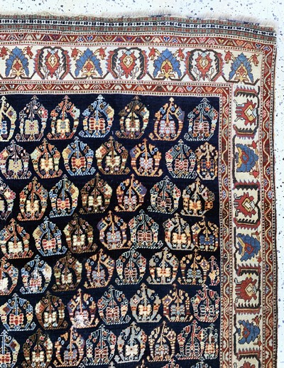 27149081f - Ghaschgai Kaschkuli antik, Persien, 19.Jhd , Wolle auf Wolle, ca. 250 x 160 cm, EHZ: 4 ...
