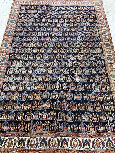 27149081g - Ghaschgai Kaschkuli antik, Persien, 19.Jhd , Wolle auf Wolle, ca. 250 x 160 cm, EHZ: 4 ...