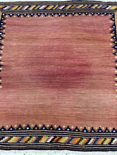 27149088c - Ghaschgai´Sofreh´, Persien, Mitte 20.Jhd, Wolle auf Baumwolle, ca. 105 x 105 cm, EHZ: 2 ...