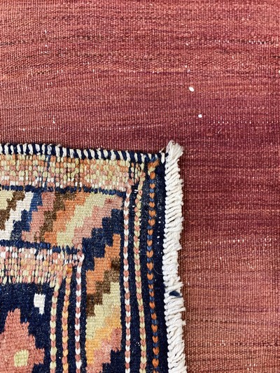27149088d - Ghaschgai´Sofreh´, Persien, Mitte 20.Jhd, Wolle auf Baumwolle, ca. 105 x 105 cm, EHZ: 2 ...