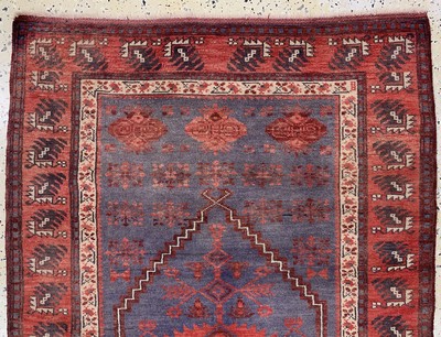 27149090a - Yagcibedir, Türkei, Mitte 20.Jhd, Wolle auf Wolle, ca. 190 x 108 cm, EHZ: 2 ...