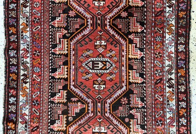 27149092b - Malayer antik, Persien, um 1900, Wolle auf Baumwolle, ca. 190 x 110 cm, EHZ: 3 ...