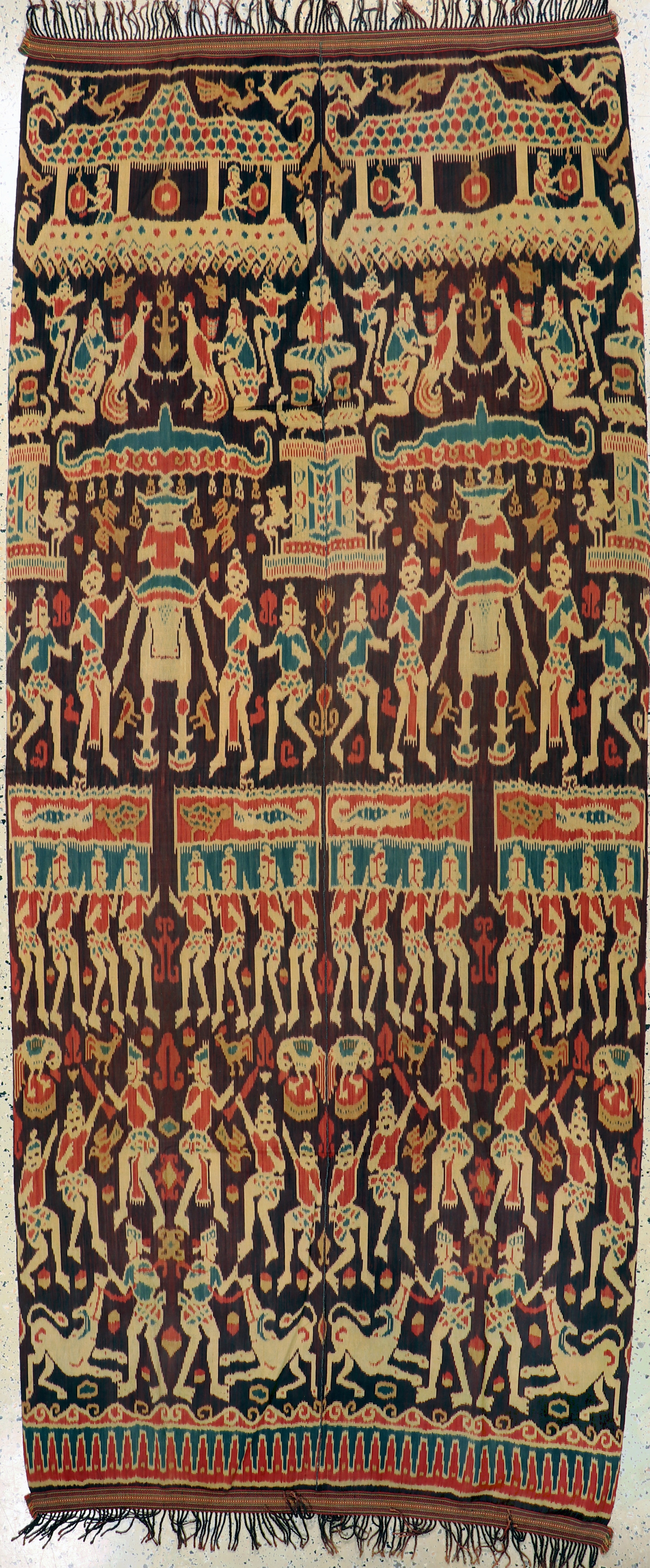 Image 27149276 - Sumba´Ikat´, Indonesien, Anfang 20.Jhd, Baumwolle, ca. 280 x 120 cm, EHZ: 2 ...