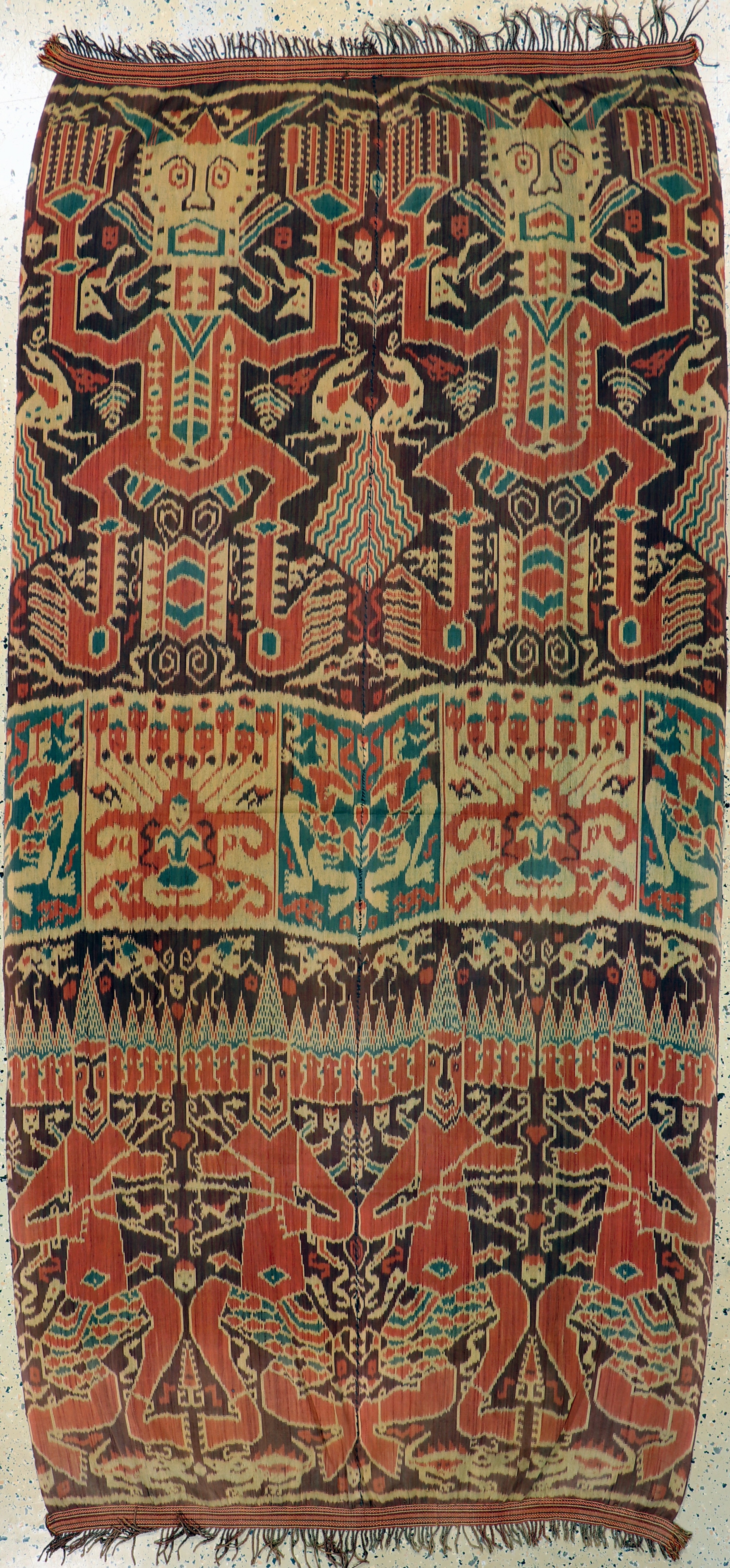 Image 27149278 - Sumba´Ikat´, Indonesien, Anfang 20.Jhd, Baumwolle, ca. 245 x 120 cm, EHZ: 2 ...