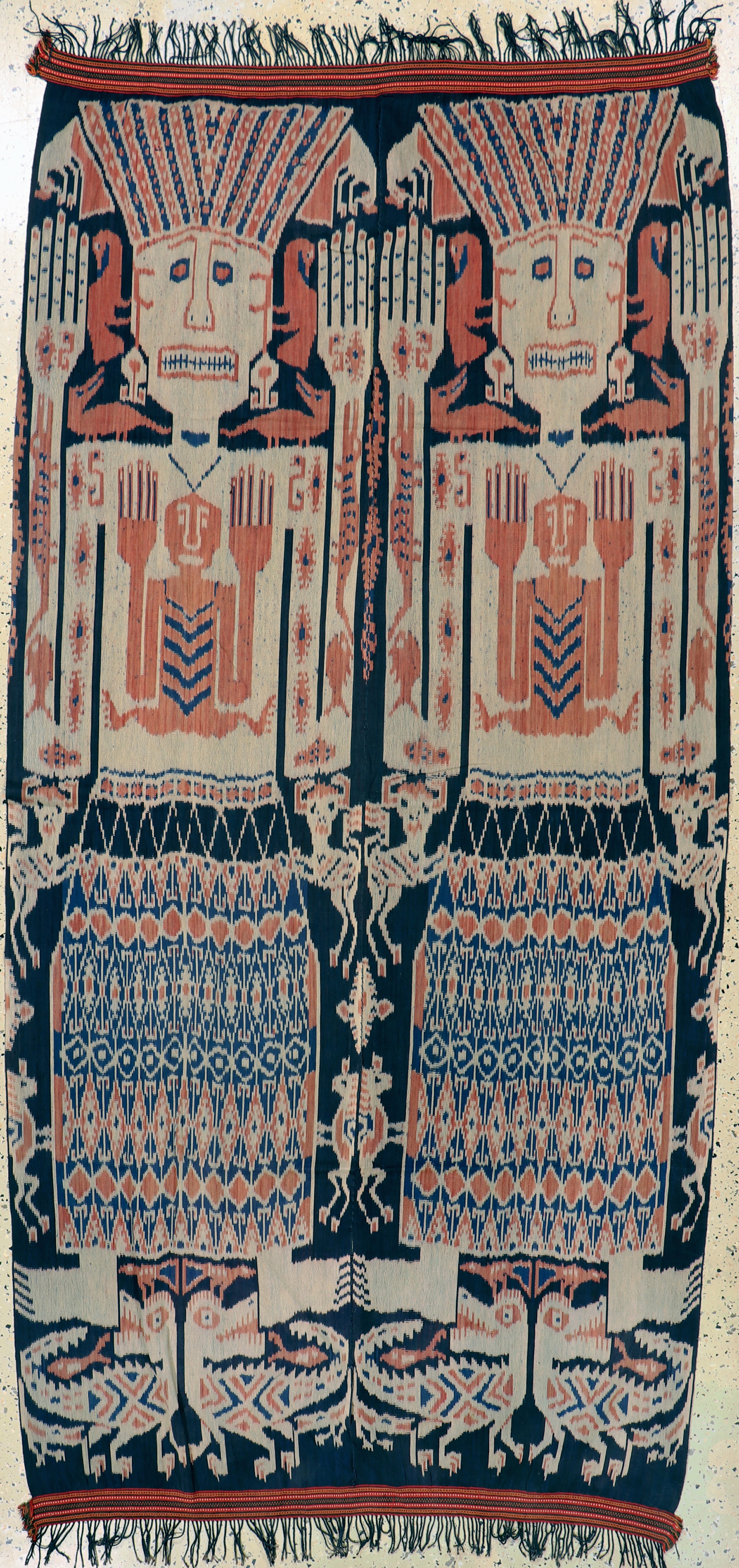 Image 27149279 - Sumba´Ikat´, Indonesien, Anfang 20.Jhd, Baumwolle, ca. 250 x 125 cm, EHZ: 2 ...