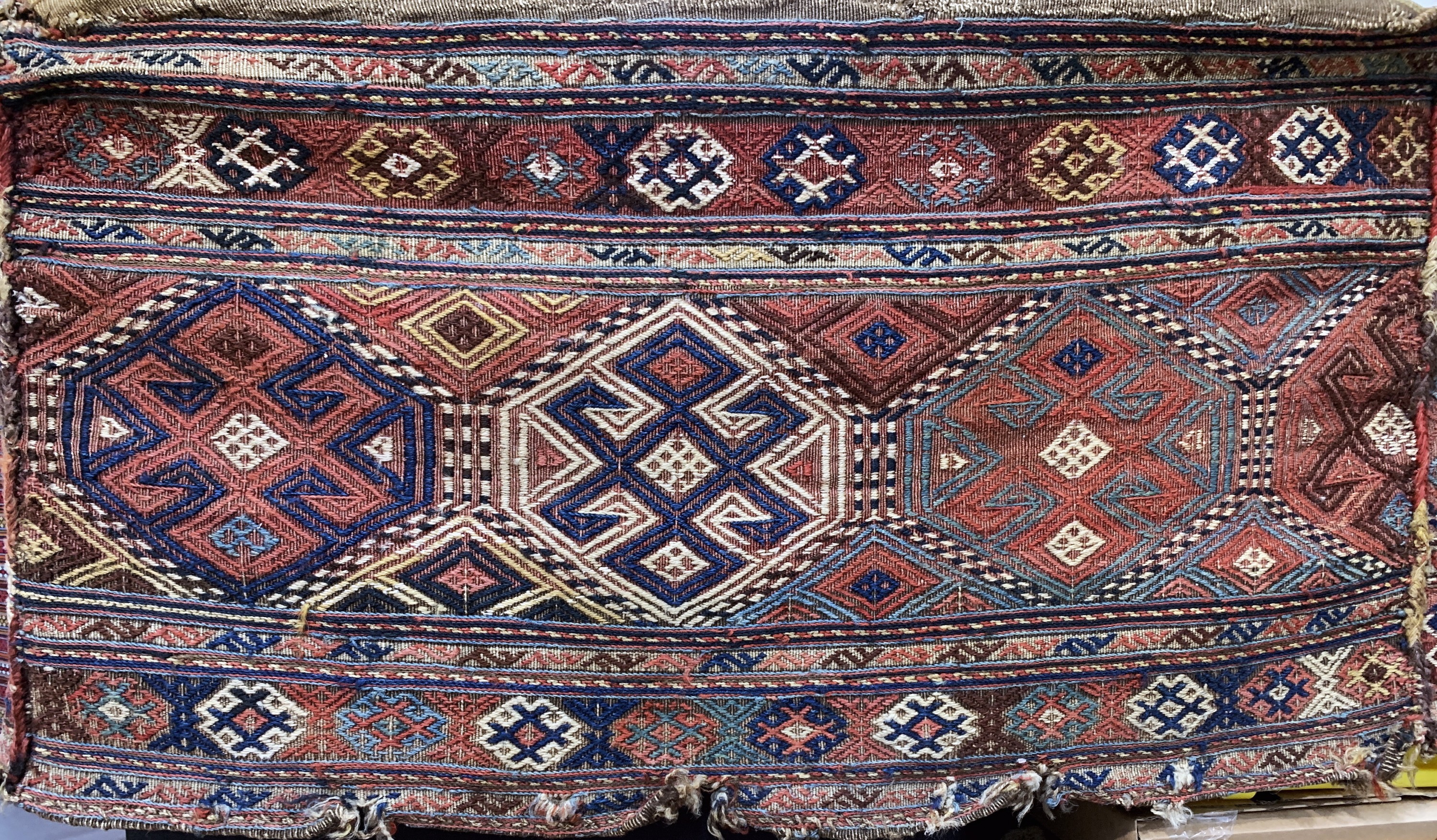 Image 27149283 - Shahsawan#´Mafrash#´, Persia, around 1900, wool on wool, approx. 90 x 50 x 45 cm, ...