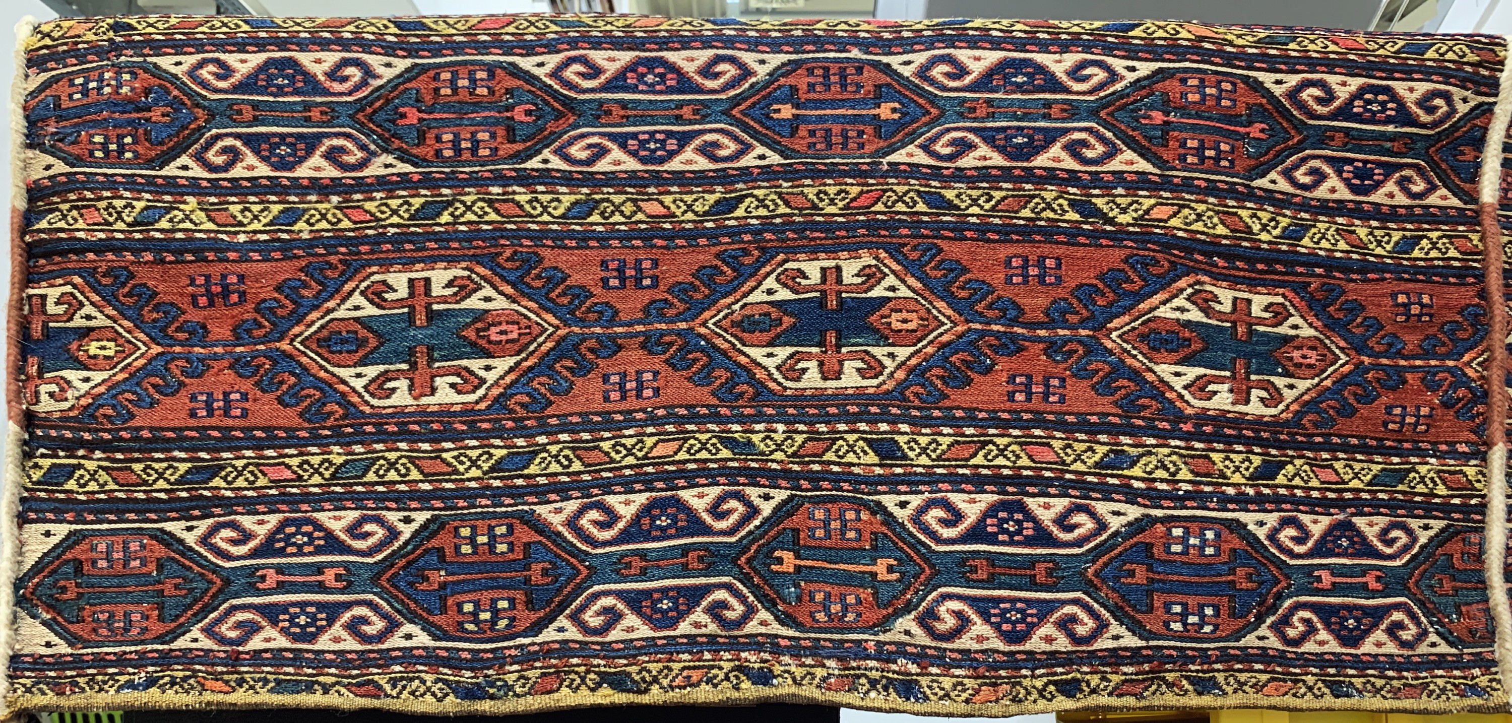 Image 27149284 - Shahsawan#´Mafrash#´, Persia, early 20th century, wool on wool, approx. 95 x 45 45 cm, ...
