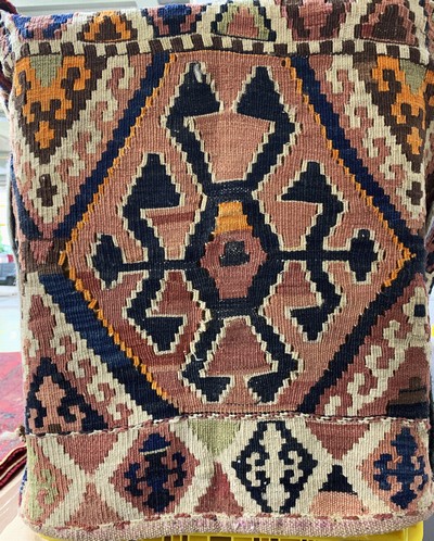 27149280b - Shahsawan´Mafrasch´, Persien, Anfang 20.Jhd, Wolle auf Wolle, ca. 95 x 50 x 50 cm, EHZ: ...