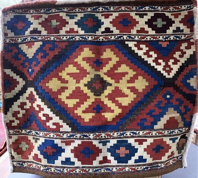 27149281c - Shahsawan´Mafrasch´, Persien, Anfang 20.Jhd, Wolle auf Wolle, ca. 110 x 50 x 50 cm, ...