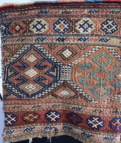 27149283c - Shahsawan#´Mafrash#´, Persia, around 1900, wool on wool, approx. 90 x 50 x 45 cm, ...
