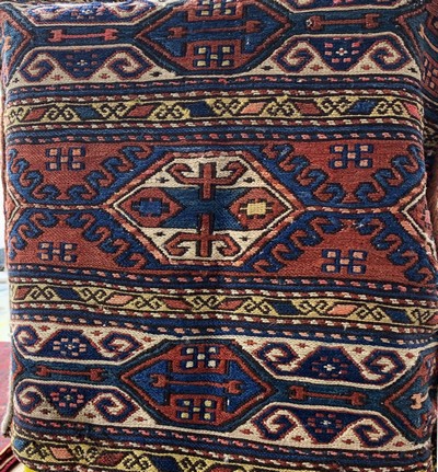 27149284b - Shahsawan#´Mafrash#´, Persia, early 20th century, wool on wool, approx. 95 x 45 45 cm, ...