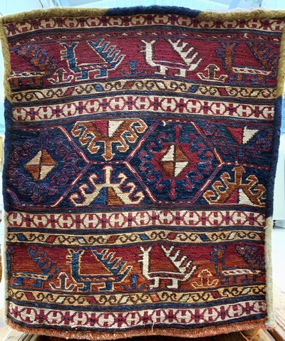 27149285b - Shahsawan ´Mafrasch´, Persien, Anfang 20.Jhd, Wolle auf Wolle, ca. 95 x 50 x 45 cm, ...