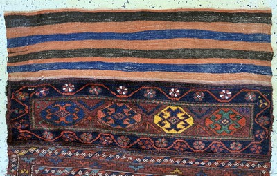 27149287a - Offene Afschar Tasche, Persien, um 1900, Wolle auf Baumwolle, ca. 125 x 120 cm, EHZ: ...