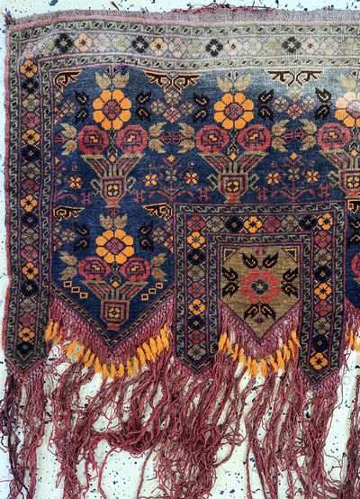 27149293a - Kapunuk alt, Afghanistan, Anfang 20.Jhd, Wolle auf Wolle, ca. 140 x 70 cm, EHZ: 2 ...