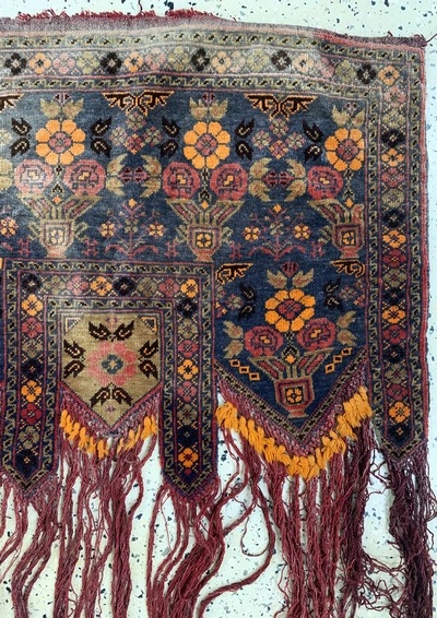 27149293b - Kapunuk alt, Afghanistan, Anfang 20.Jhd, Wolle auf Wolle, ca. 140 x 70 cm, EHZ: 2 ...
