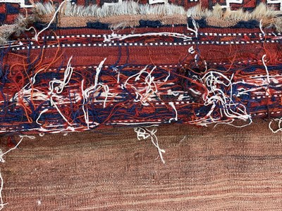 27149296d - 3 Lots Tschowal, Turkmenistan, Mitte 20.Jhd, Wolle auf Wolle, ca. 127 x 80 cm, EHZ:2 ...