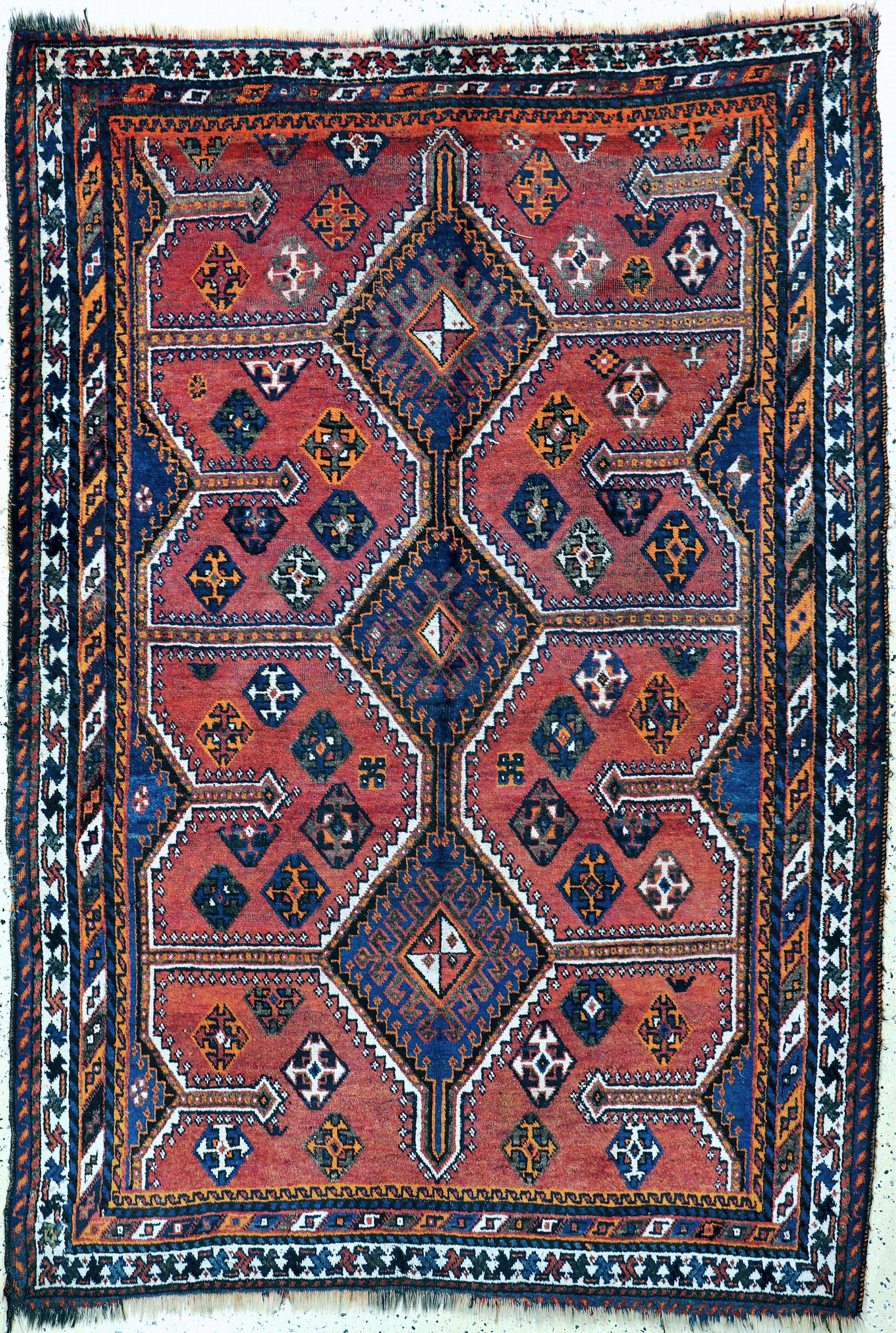 Image 27149316 - Schiraz alt, Persien, Anfang 20.Jhd, Wolle auf Wolle, ca. 232 x 163 cm, EHZ: 3 ...