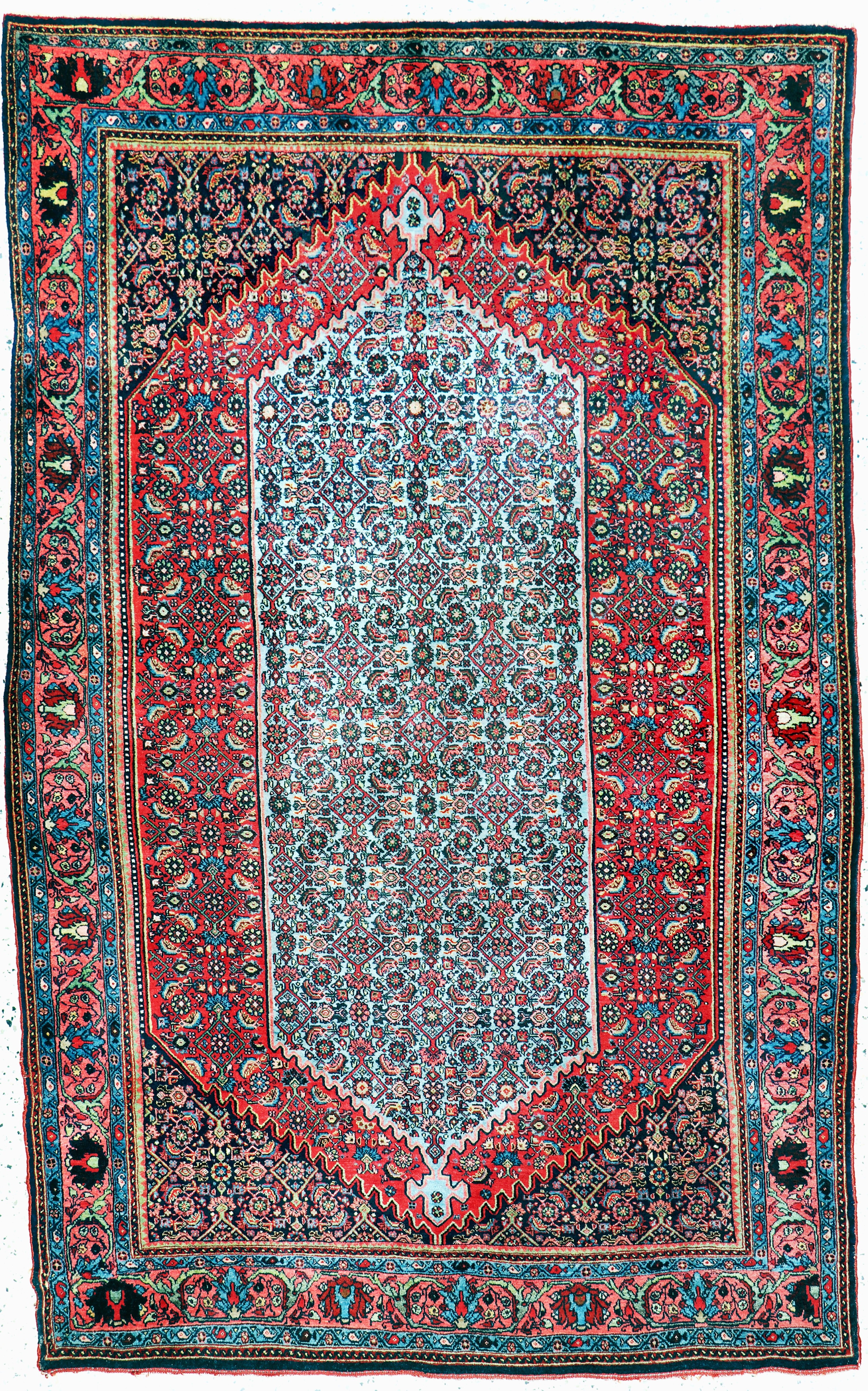 Image 27149318 - Antiker Bidjar, Persien, um 1900, Wolle aufBaumwolle, ca. 230 x 140 cm, EHZ: 2-3 ...