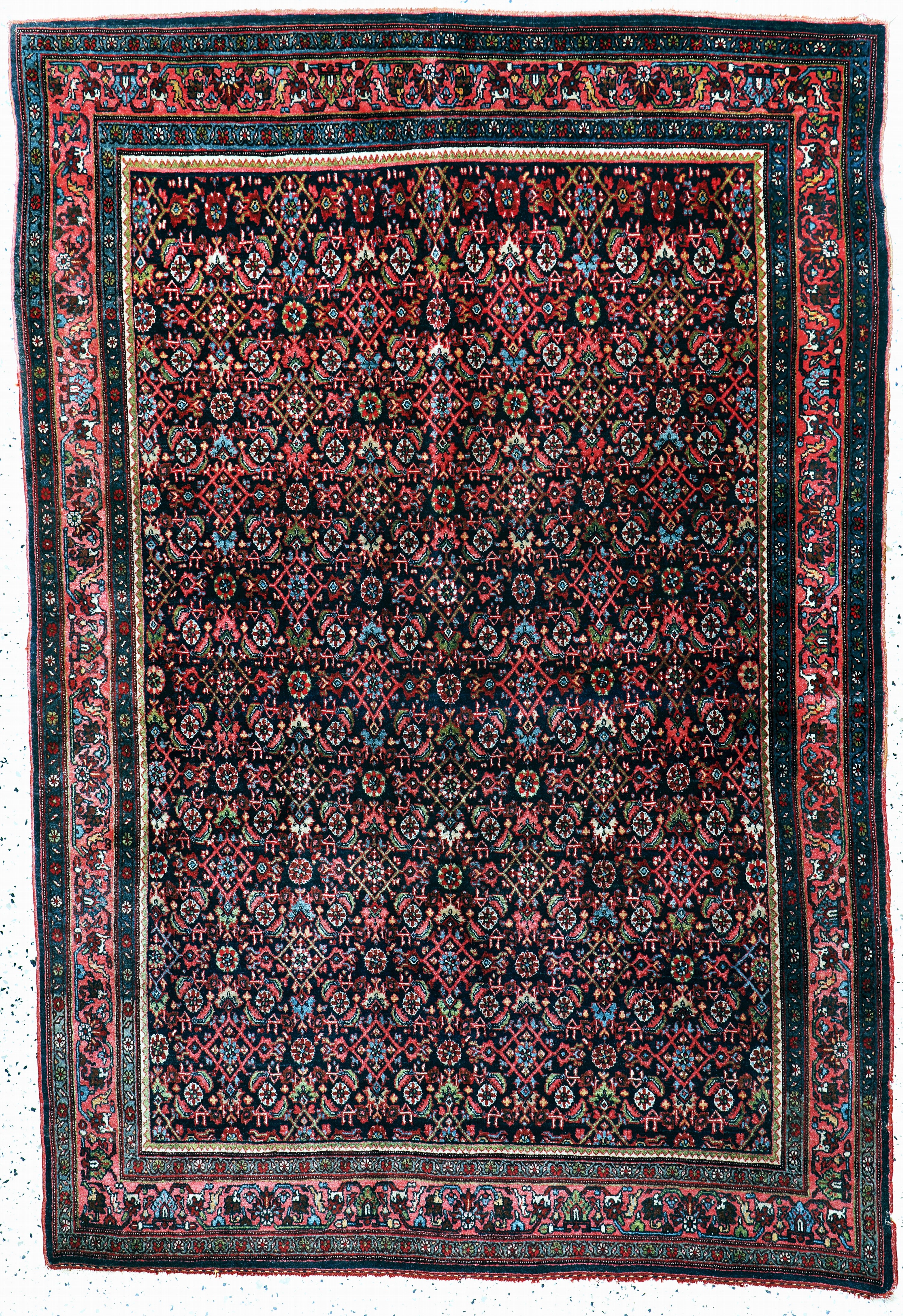 Image 27149319 - Bidjar fein alt, Persien, Anfang 20.Jhd, Wolle auf Baumwolle, ca. 210 x 145 cm, EHZ: 2 ...