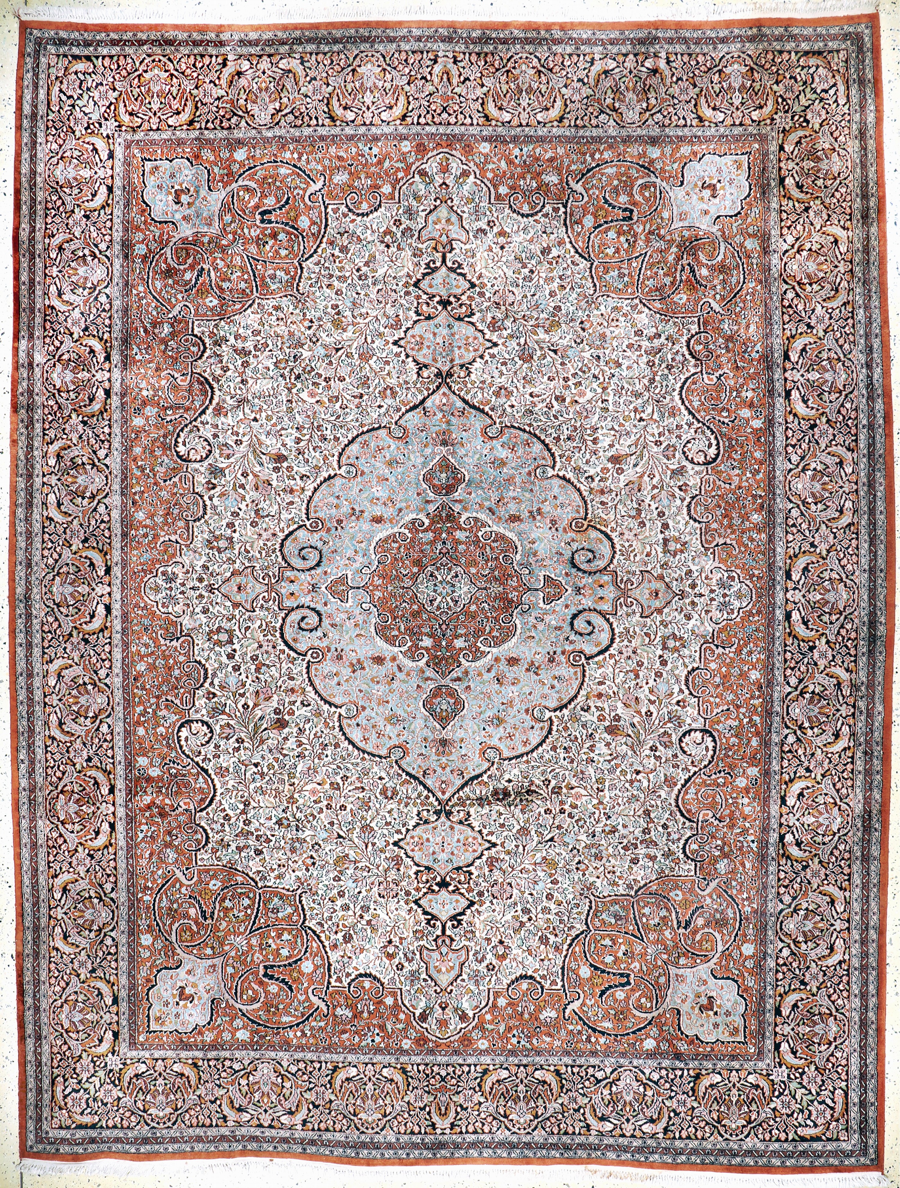 Image 27149320 - Kaschmir, Indien, Ende 20.Jhd, merzerisierte Baumwolle, ca. 360 x 275 cm, ...