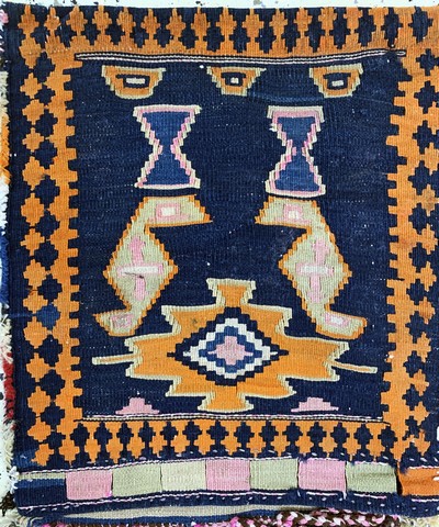 27149300a - 4 Kelim Doppeltaschen, Persien, Anfang 20.Jhd, Wolle auf Wolle, ca. 150 x 55 cm, EHZ:3 ...