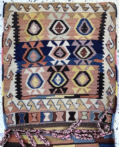 27149300e - 4 Kelim Doppeltaschen, Persien, Anfang 20.Jhd, Wolle auf Wolle, ca. 150 x 55 cm, EHZ:3 ...